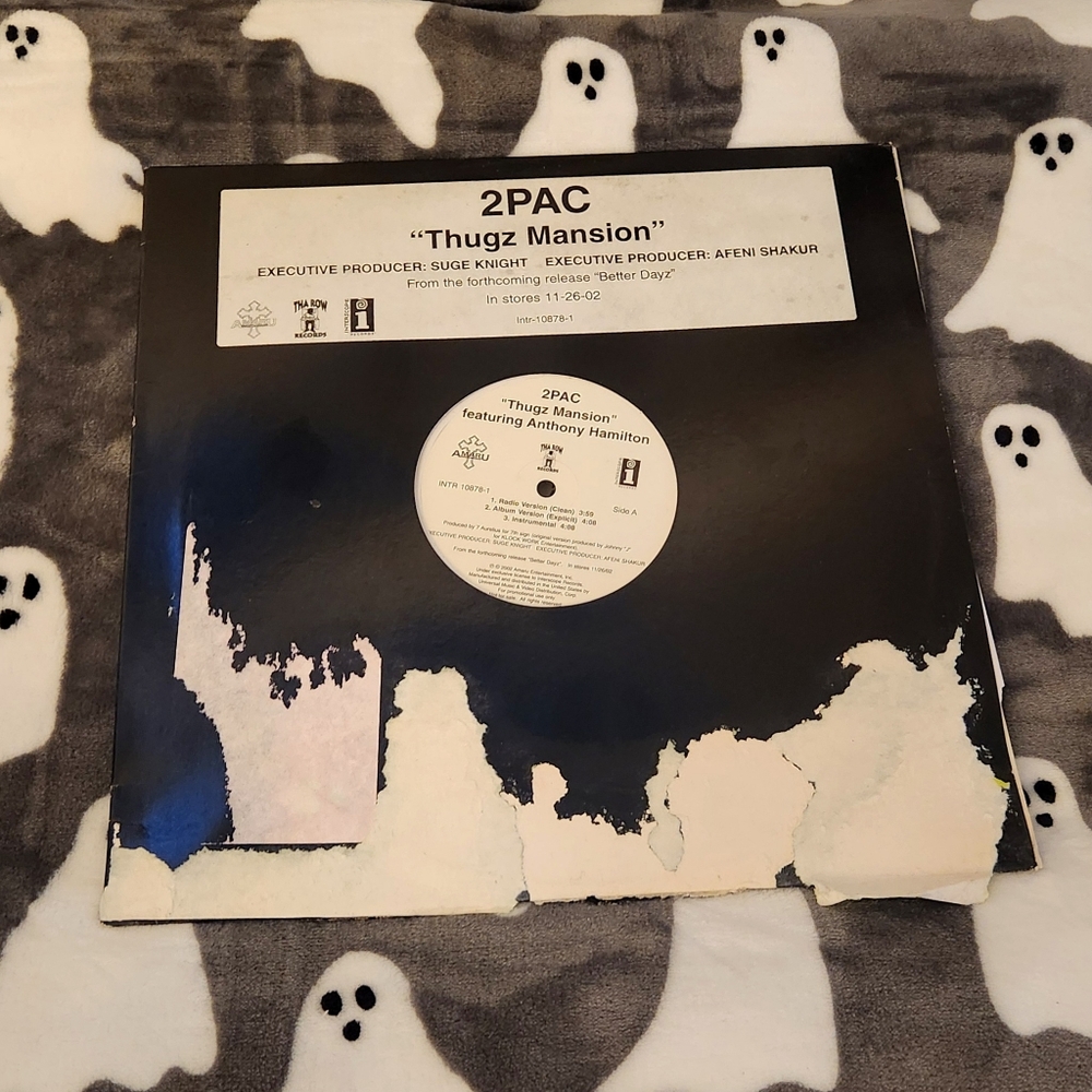 2Pac - Thugz Mansion feat. Nas (12", Single, Promo) For promotional use only PA